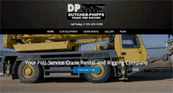 Desktop Screenshot of dpcrane.com